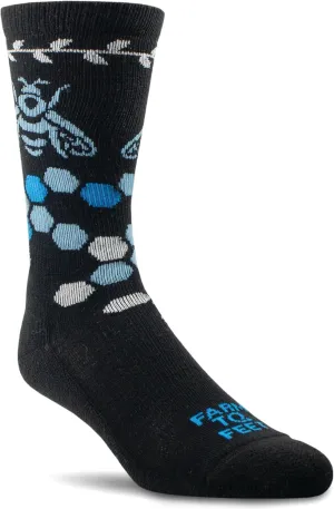Farm to Feet Ashland Everyday Light Cushion Merino Wool Crew Socks