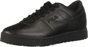 Fila mens Work Food Service Shoe, Black/Black/Black, 7.5 US