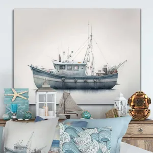 Fisherman'S Boat In The Snow I