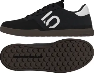 Five Ten Sleuth Canvas Flat Shoes - Men's, Core Black/Core Black/FTWR White, 12