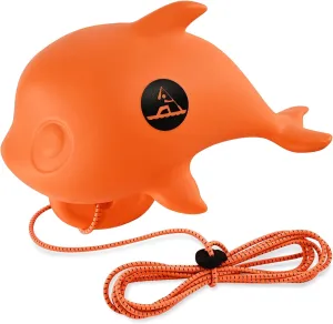 Floating Anchor Ball Marker Buoy Dolphins Shaped Pontoon Boat Accessories for Trail Markers, Dock Floats, Swim Buoy, Kayak Anchor Kit, Pool Buoy High Visibility Bungee Cord