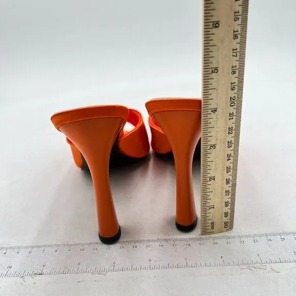 FOWT Womens Pointed Toe High Heels Shoes Ladies Slip On Stilettos Mule Sandals