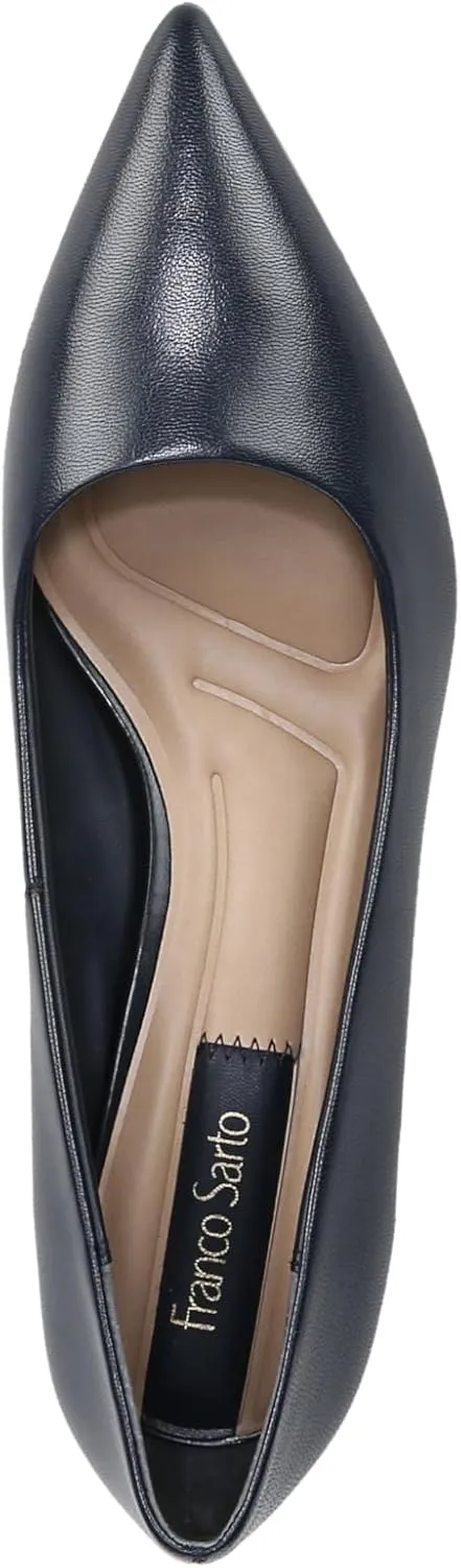 Franco Sarto Women's Racer Pointed Toe Block Heel Pump
