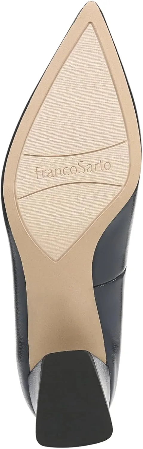 Franco Sarto Women's Racer Pointed Toe Block Heel Pump