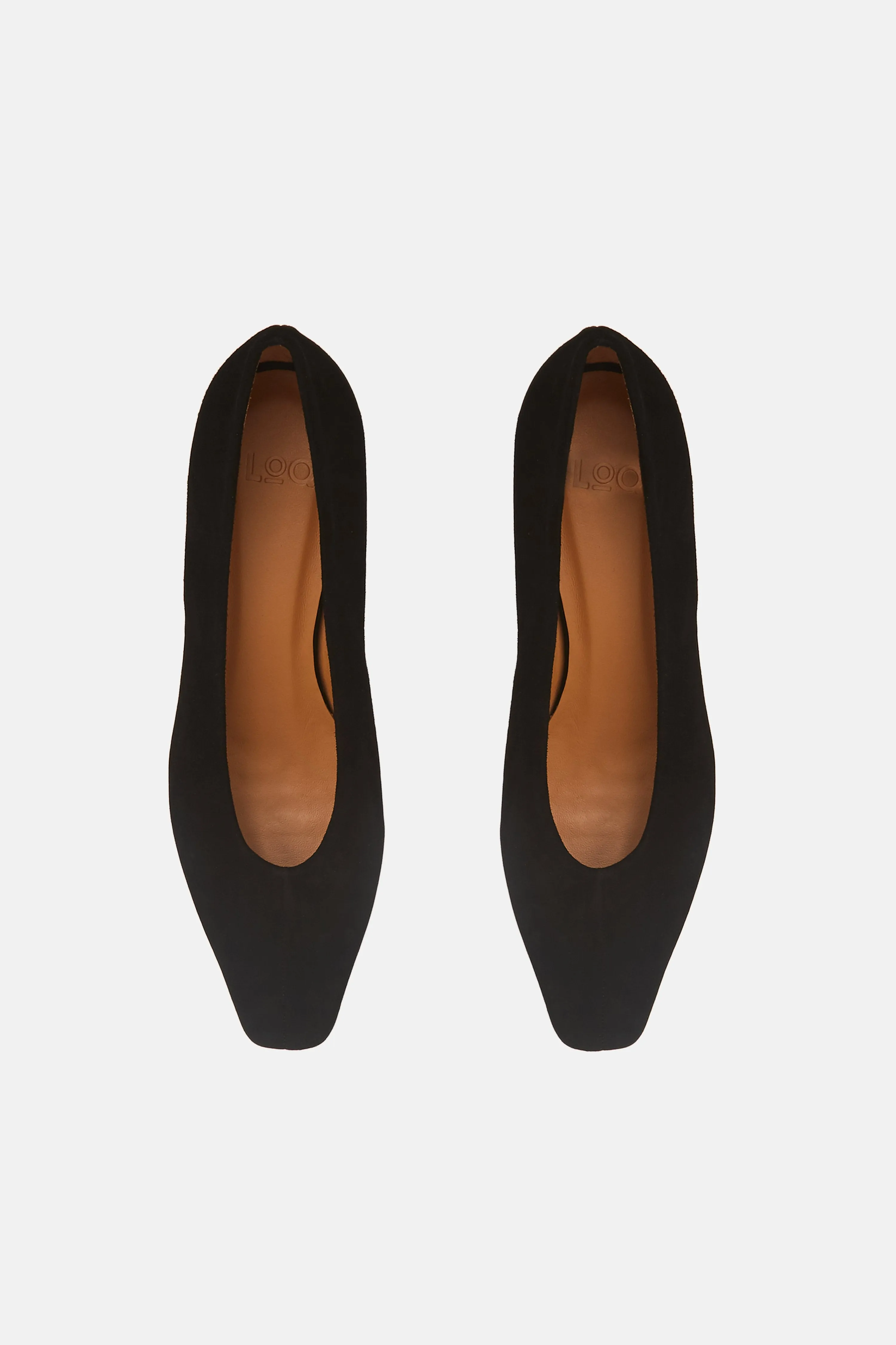 Frida Low Heel Pump - Negro