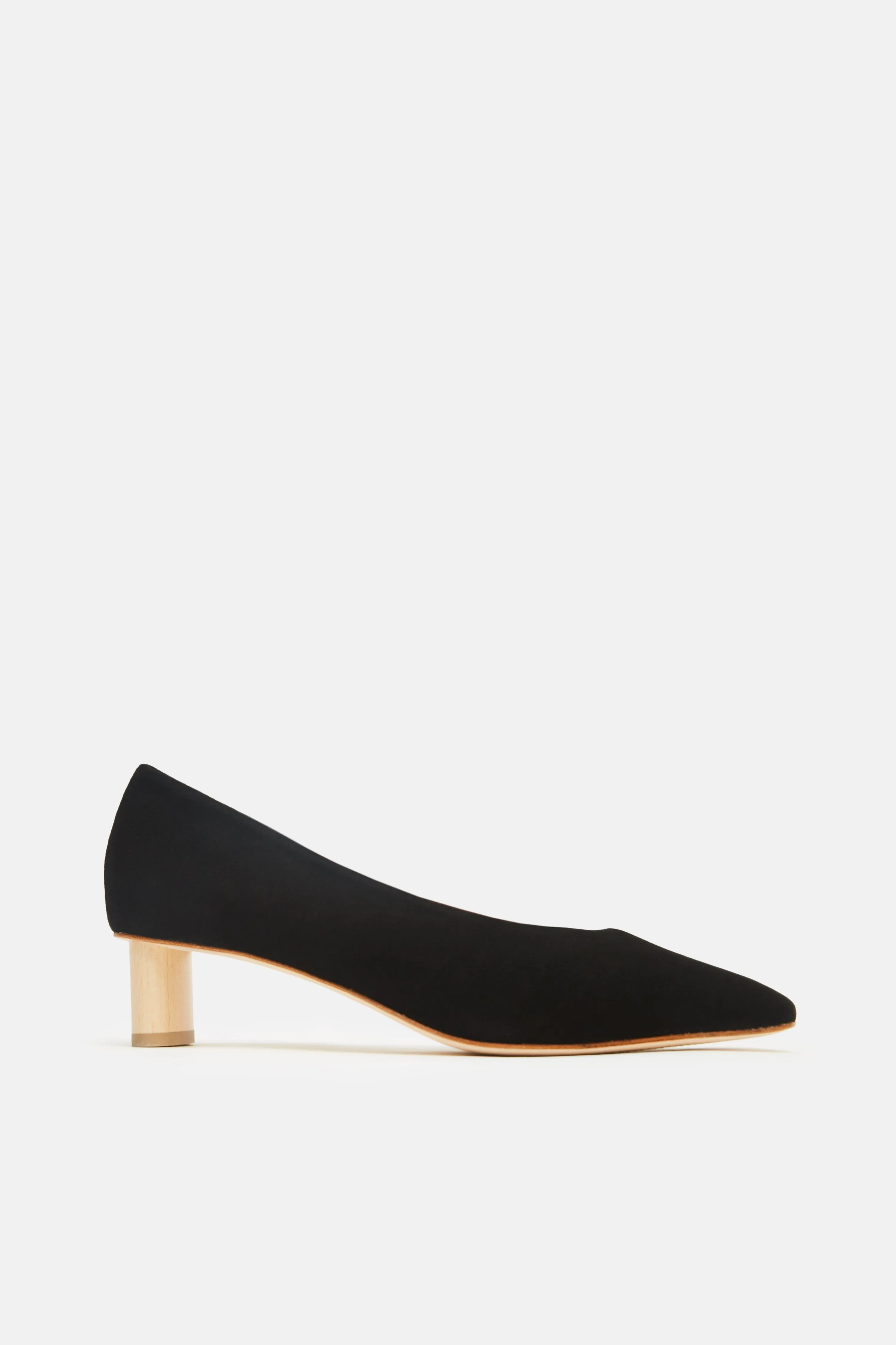 Frida Low Heel Pump - Negro