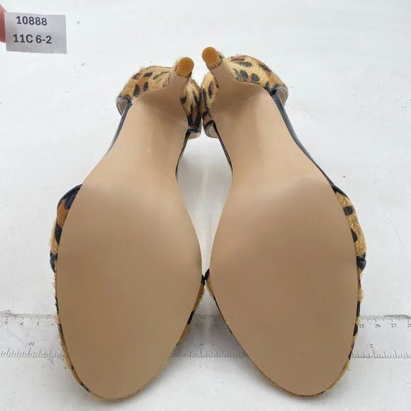 FSJ Women Comfort Low Kitten Heel Sandals Mules Peep Toe Slide Slip On Summer