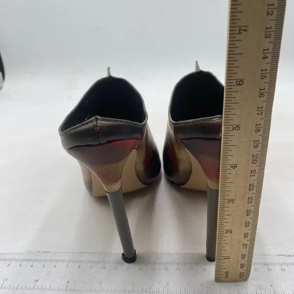 FSJ Women Peep Toe Mule Sandals Wide Strap Slide Slippers Stiletto High Heels