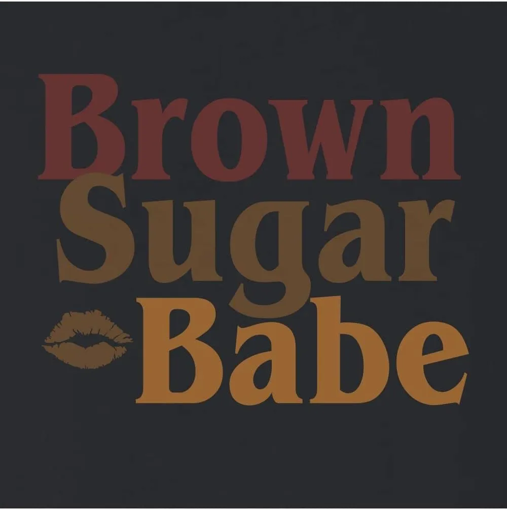Go All Out Brown Sugar Babe Black Women Heritage Pride Women Cropped Hooded Sweatshirt