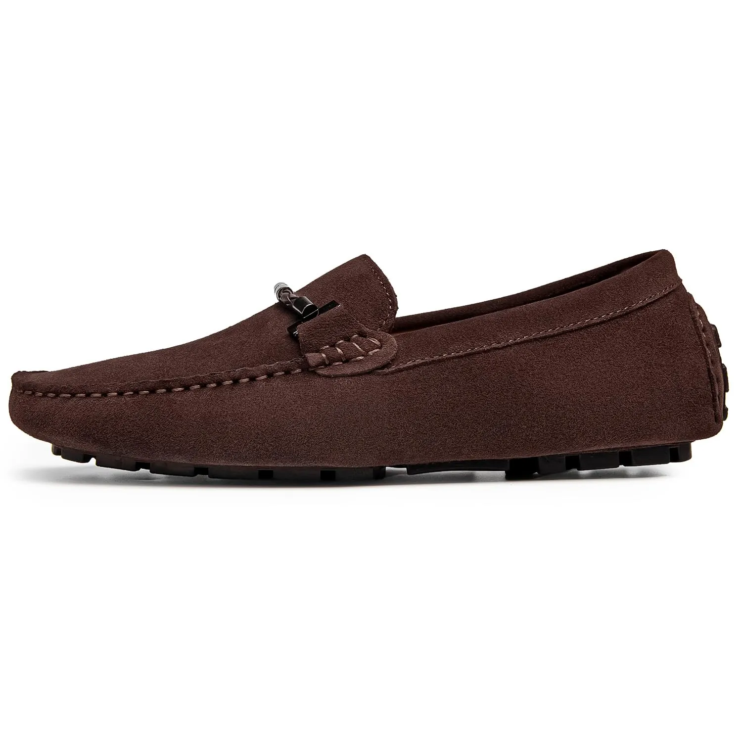 Go Tour Men's Penny Loafers Moccasin Driving Shoes Slip on Flats Boat Shoes
