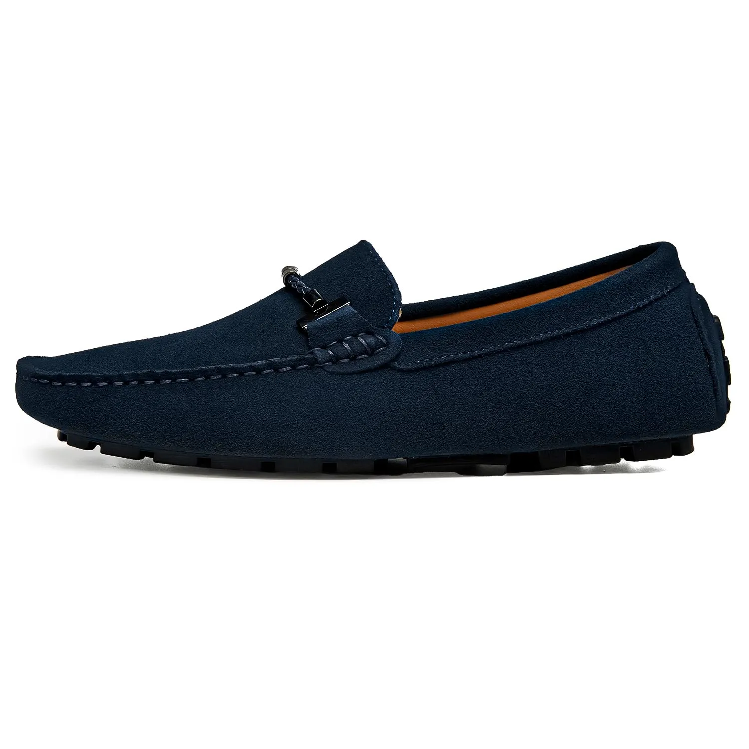 Go Tour Men's Penny Loafers Moccasin Driving Shoes Slip on Flats Boat Shoes