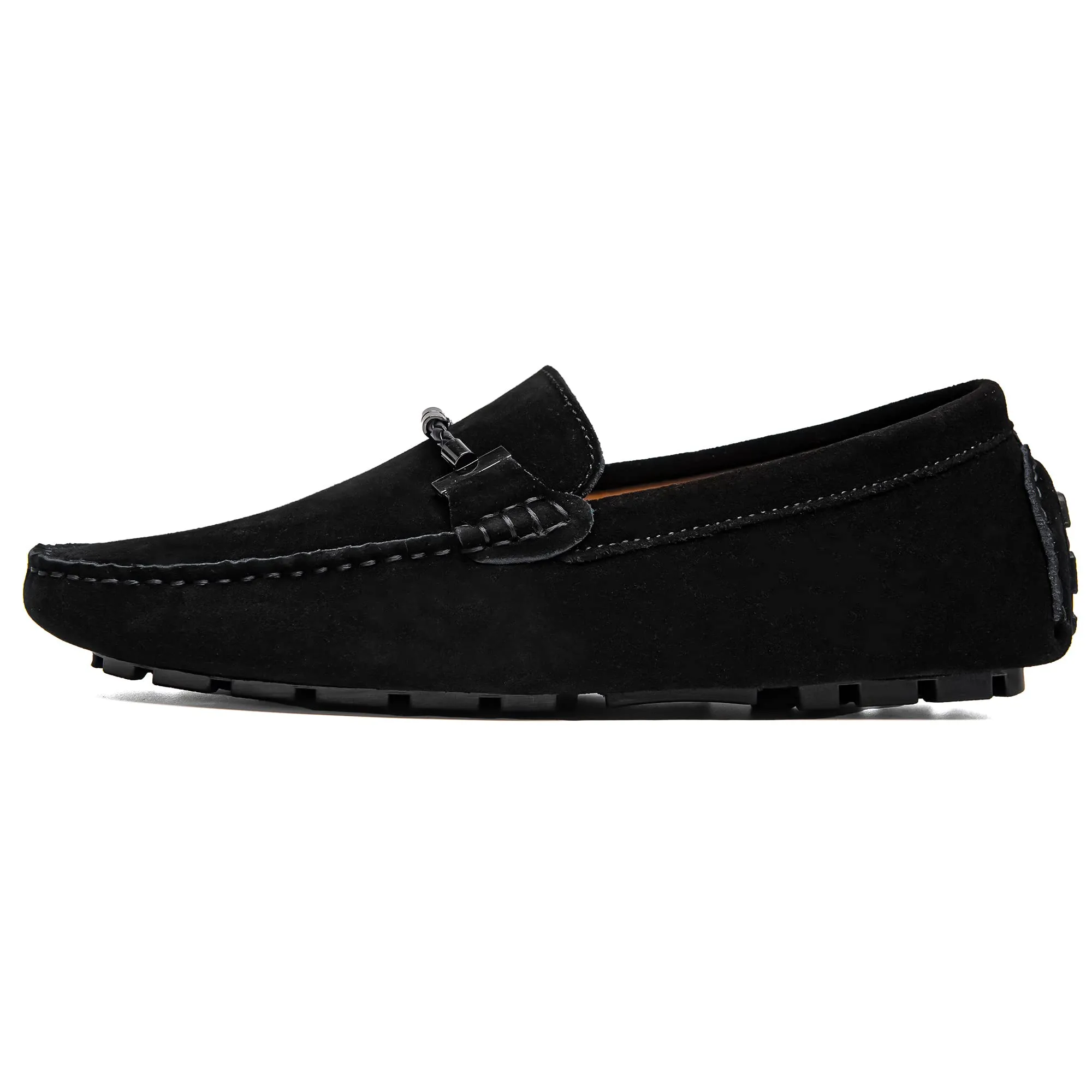 Go Tour Men's Penny Loafers Moccasin Driving Shoes Slip on Flats Boat Shoes