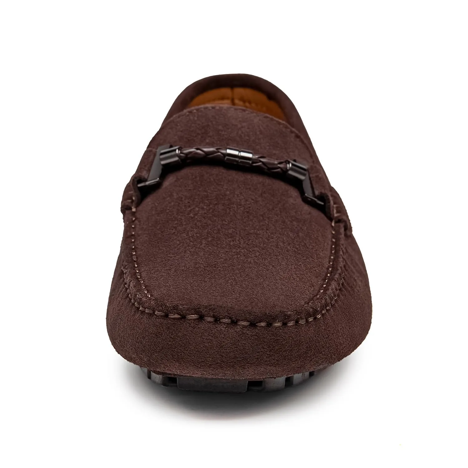Go Tour Men's Penny Loafers Moccasin Driving Shoes Slip on Flats Boat Shoes