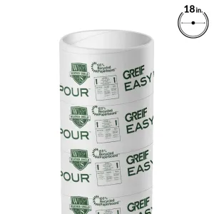 Greif 18 in x 12 ft EasyPour Concrete Forming Tube