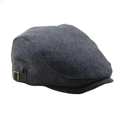 Grey Flat Cap