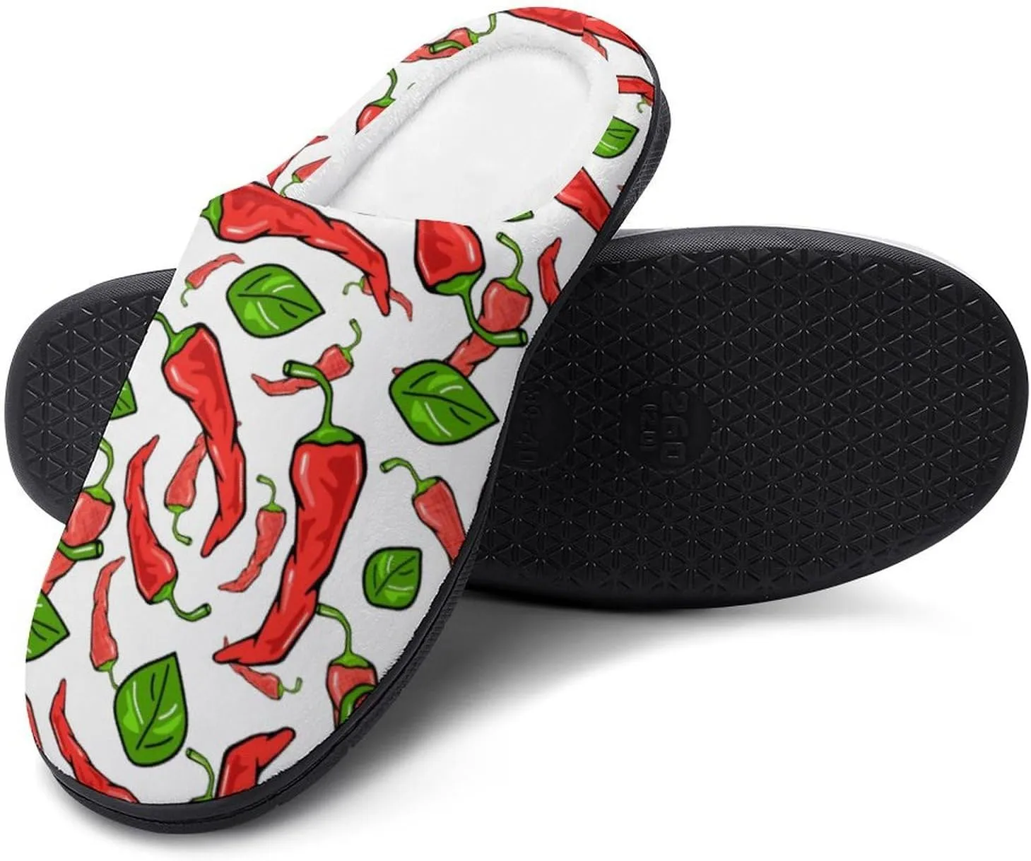 Halloween Green Eyes Black Birds Cats House Slippers For Woman Mens Memory Foam Bedroom Slippers Outdoor Slip-On Shoes
