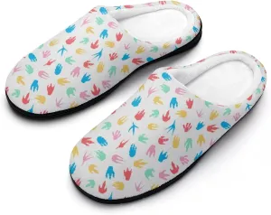 Halloween Slippers For Women Warm Memory Foam Cotton House Slippers Clogs Slippers Slip-On Shoes Indoors Outdoor