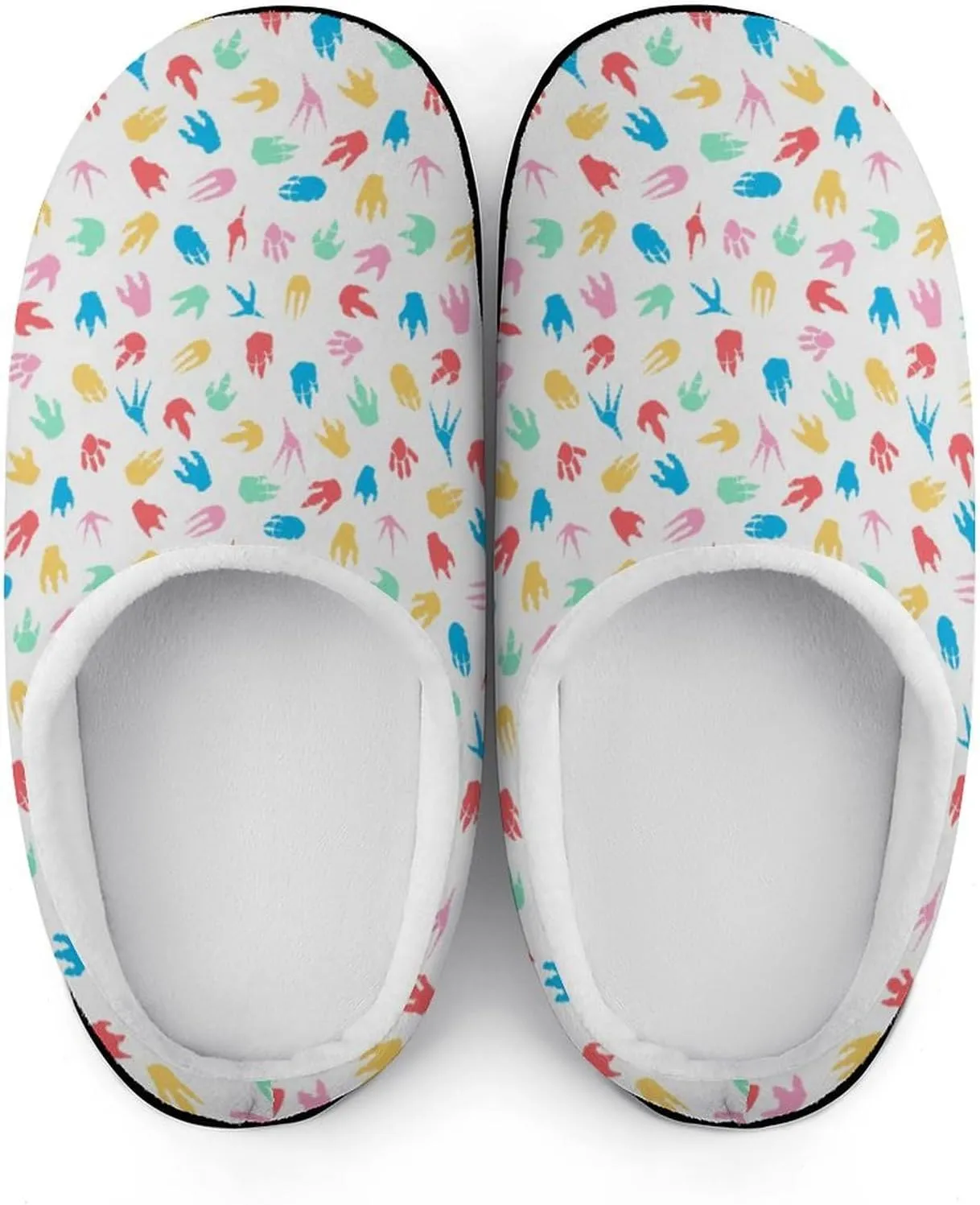 Halloween Slippers For Women Warm Memory Foam Cotton House Slippers Clogs Slippers Slip-On Shoes Indoors Outdoor