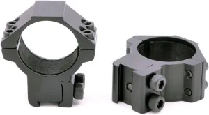Hammers Medium Height 30mm Scope Ring Set with Stop Pin for High Power Magnum Airguns Air Rifles