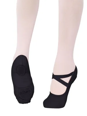 Hanami Canvas Ballet Shoe - Black (Adult)