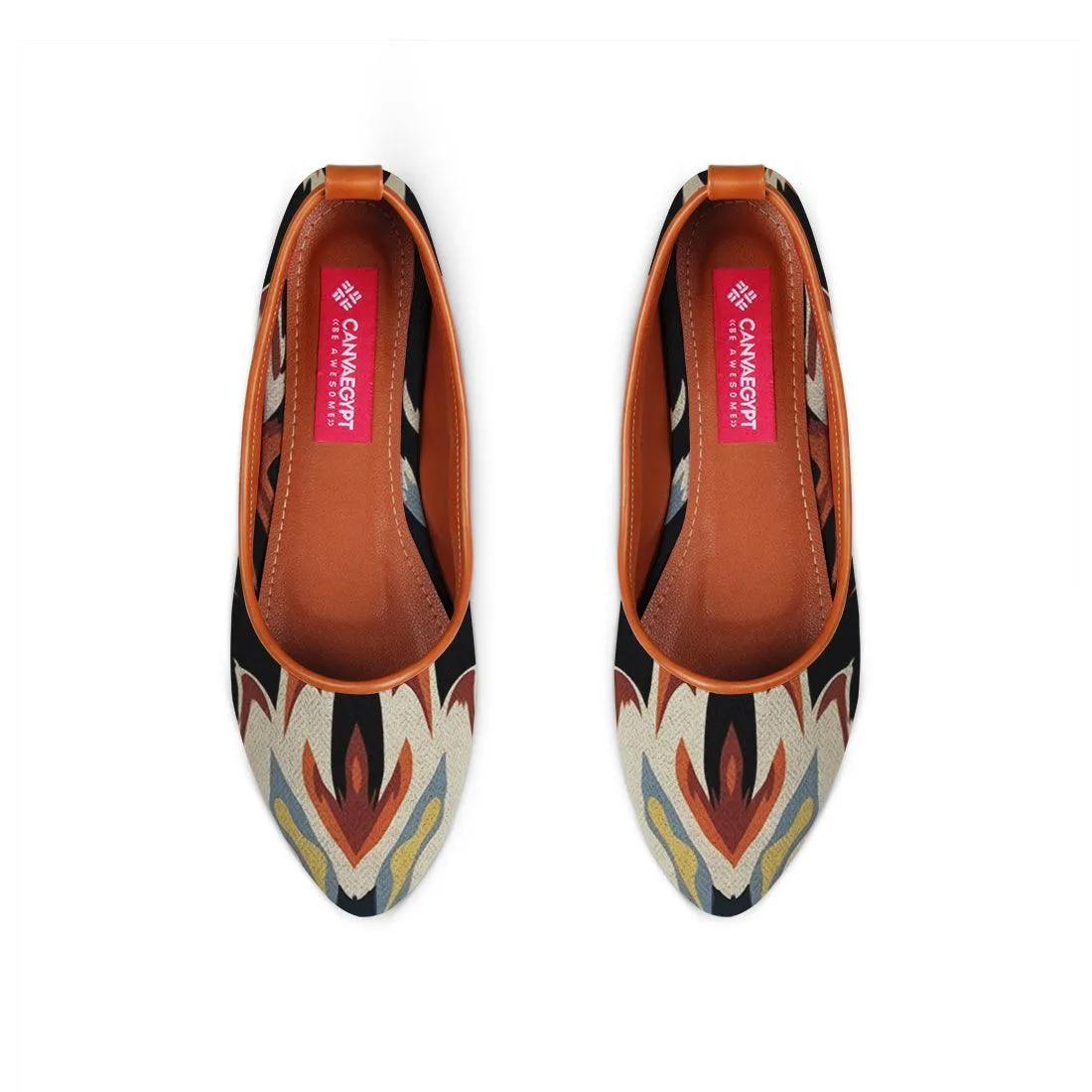 Havane Round Toe Shoe Flame