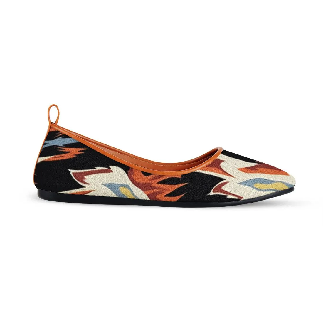 Havane Round Toe Shoe Flame