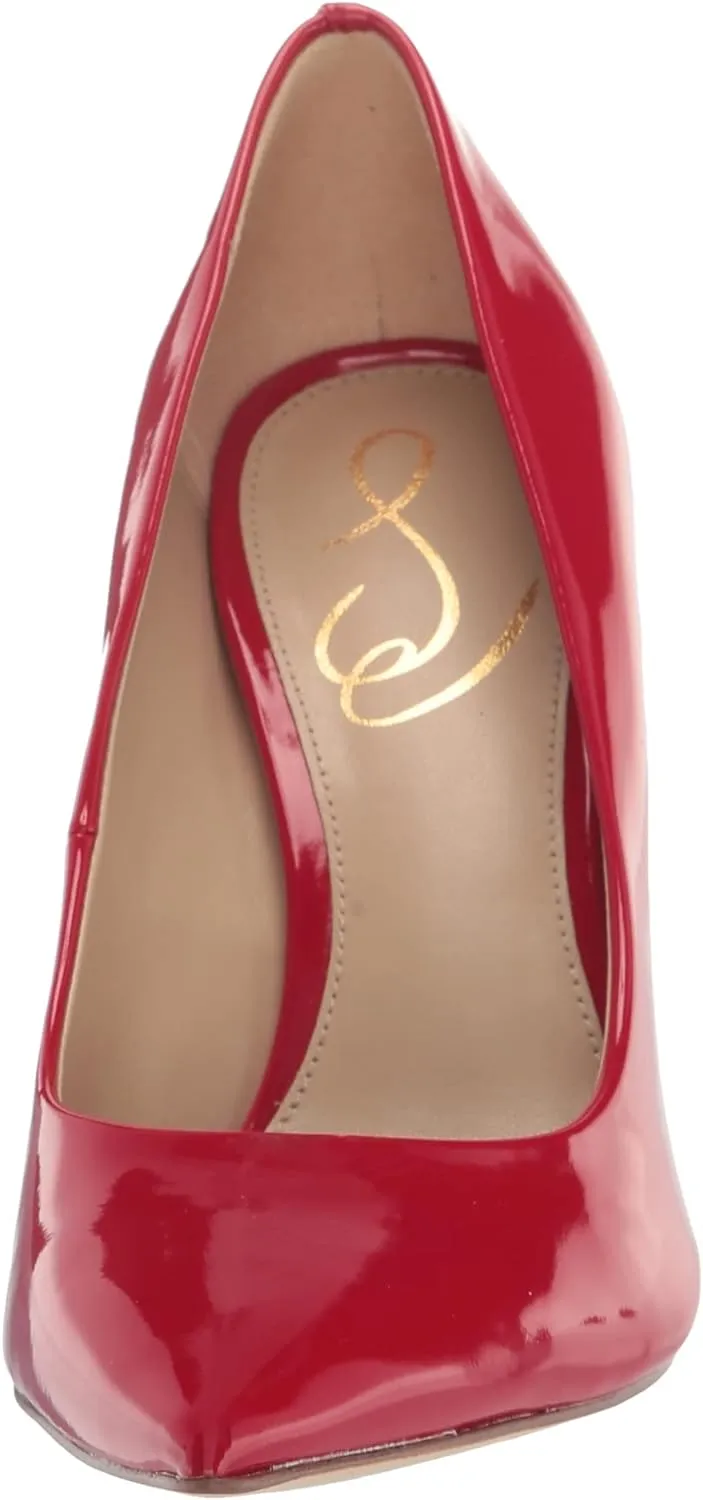 Hazel Toe Slip Ruby Responsive Sam Pointed On Efficient communication Pumps Dress Heeled Red Stiletto Edelman