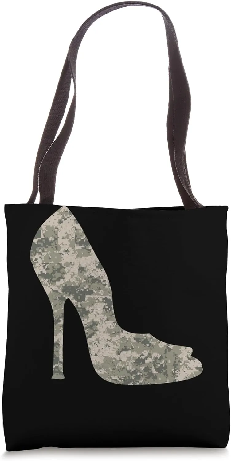 Heels Digital Camo Women's Camouflage High Heels Tote Bag