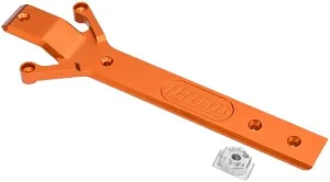 High End Aluminum 7075 Alloy Chassis Plate for Traxxas 1:16 Mini Maxx 4WD 107154-1 / Mini XRT VXL-3S 108076-1 Monster Truck Upgrades - Orange