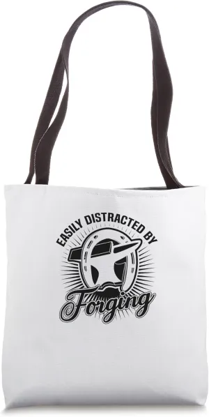 Horse Hooves Farrier Distracted by Horses Tote Bag
