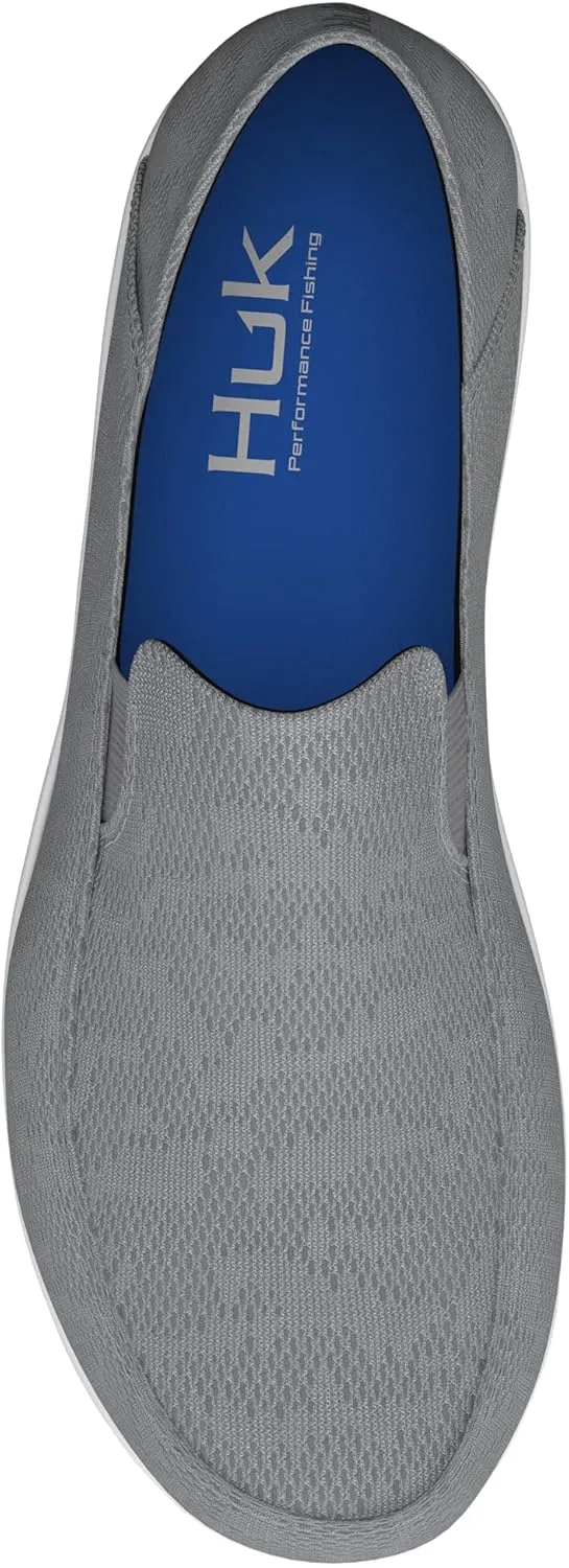 HUK Men's Performance Brewster Slip-on Wet Traction Fishing Deck Shoes Boat