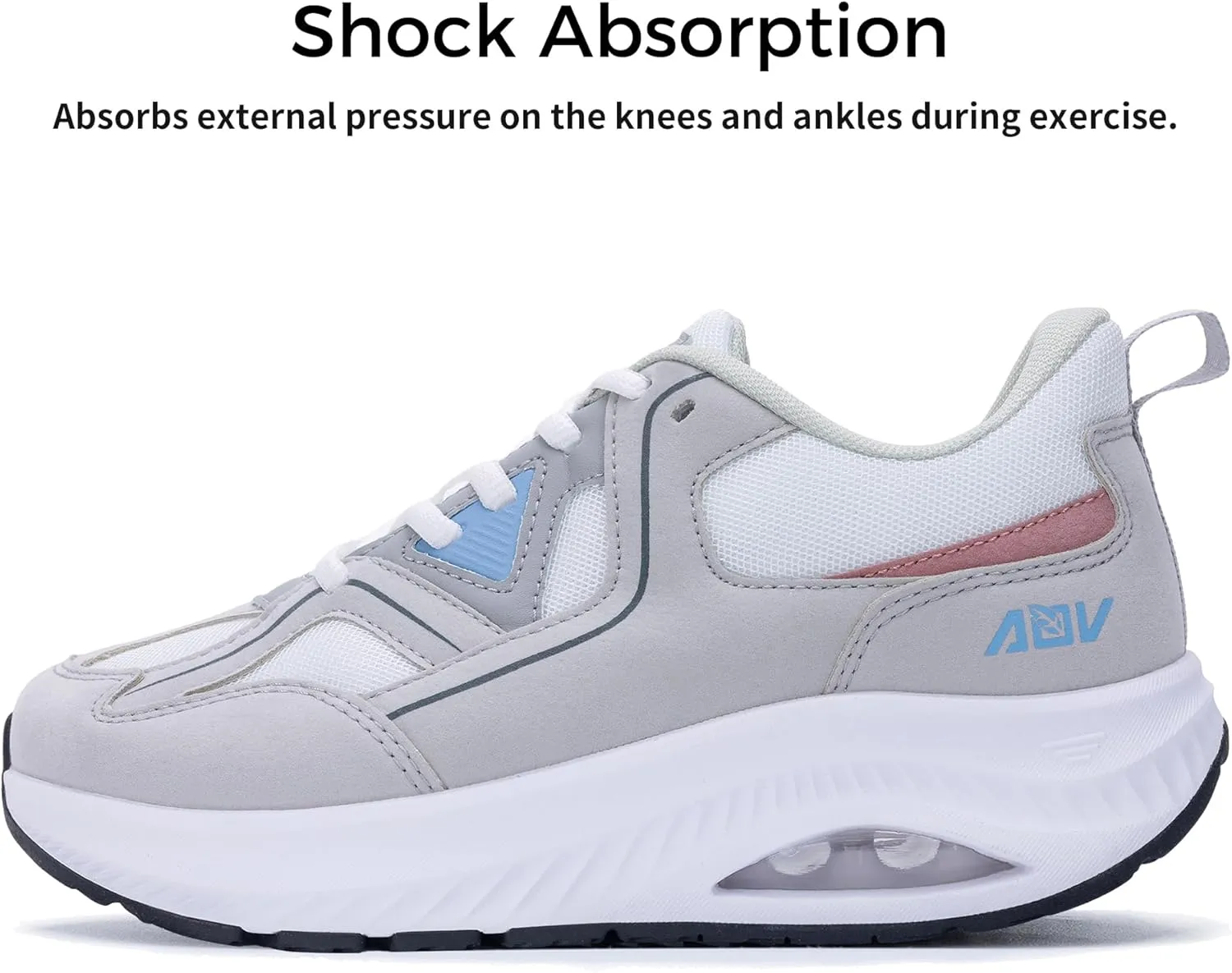 IIV Wide Toe Box Shoes for Women | Arch Support Walking Tennis Sneakers | Orthotic Shoes for Bunions, Plantar Fasciitis