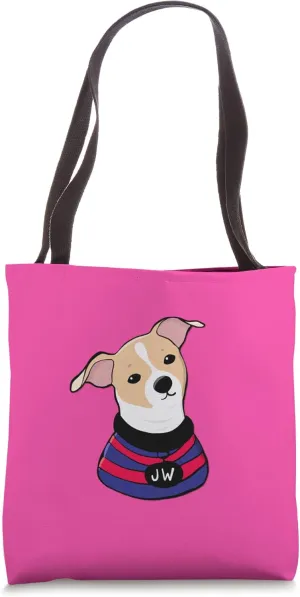 Jonathan Warren Official animated headshot on pink Tote Bag