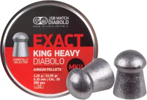JSB Match Diabolo Exact King MKII Heavy .25 Cal