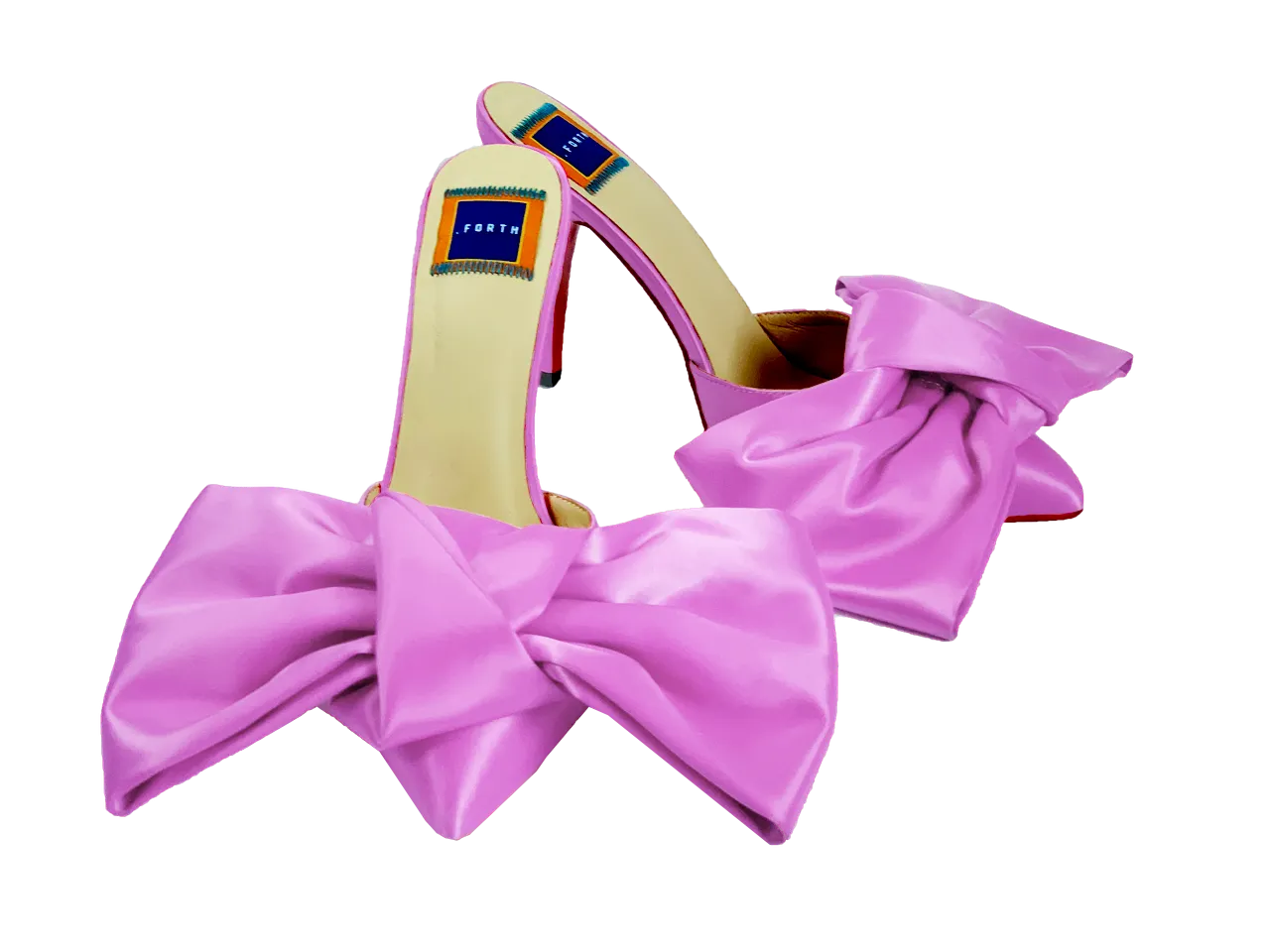 Kerttu Pink Bow Mule