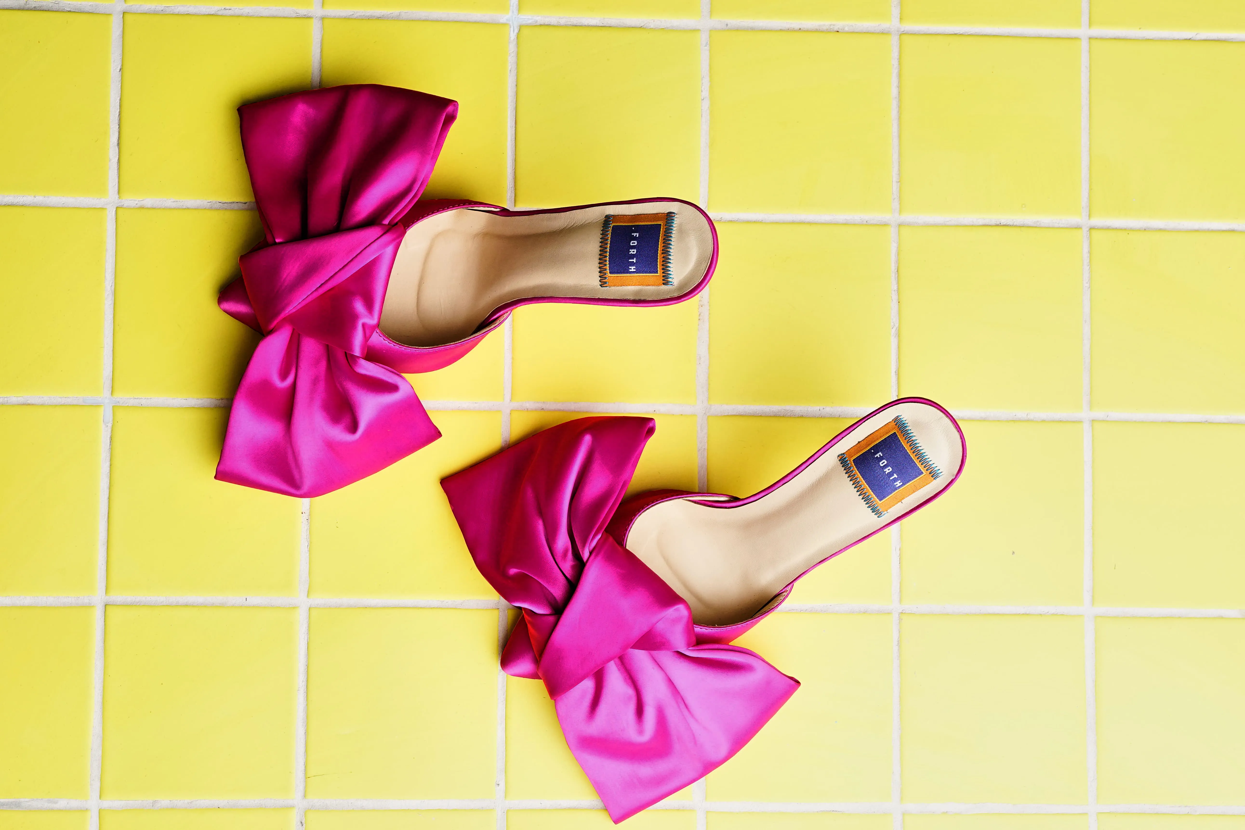 Kerttu Pink Bow Mule