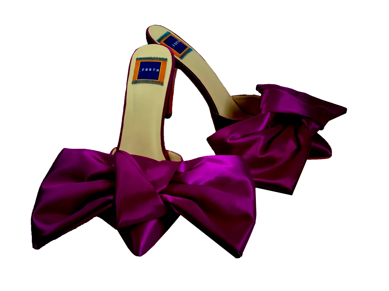 Kerttu Pink Bow Mule