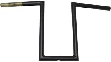 LA Choppers 1" Flat Black Old School 12" Narrow Z Handlebar - Black - LA-7380-12M