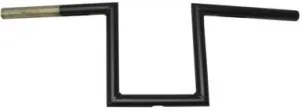 LA Choppers 1" Flat Black Old School 8" Narrow Z Handlebar - Black - LA-7380-08M