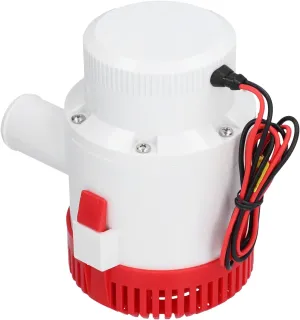 Large Bilge Pump Anti Shock Anti Anti Submersible Pump for Drainage Provides Power (DC24V 3700GPH)