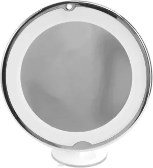 Led Lighted 7X Magnifying Makeup Mirror Round Vanity Mirror with Suction Cup Perfect for Touch-ups Bathroom Use
