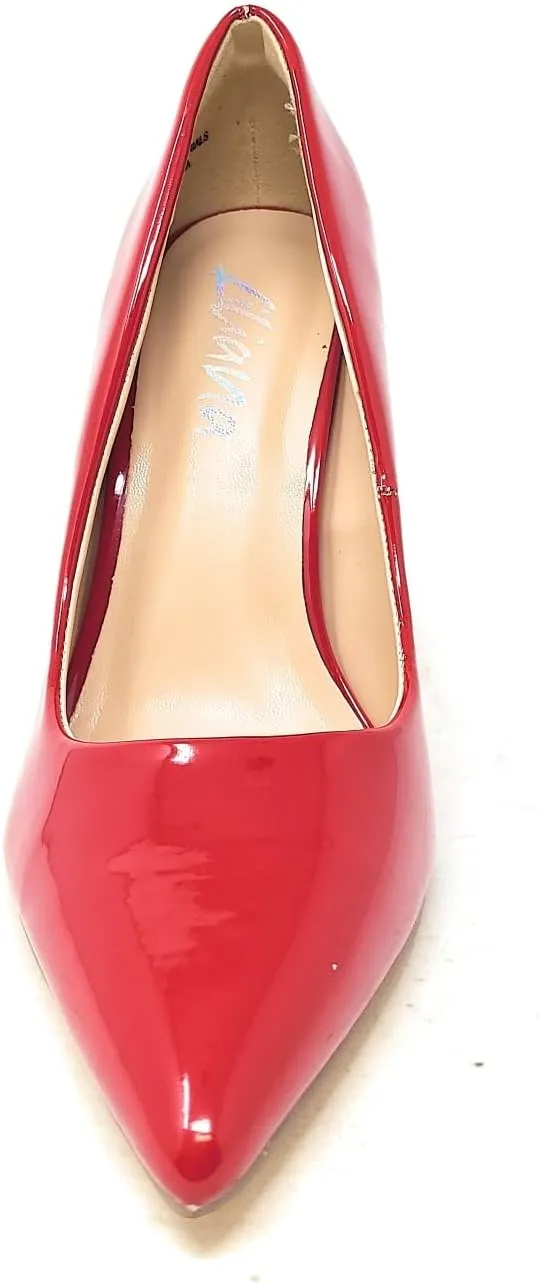 Liliana Women’s Vivienne-1 High Heel Dress Pump Pointed Closed Toe Shoe Classic Pump Heels