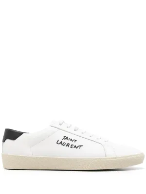 Logo-embroidered Low-top Sneakers