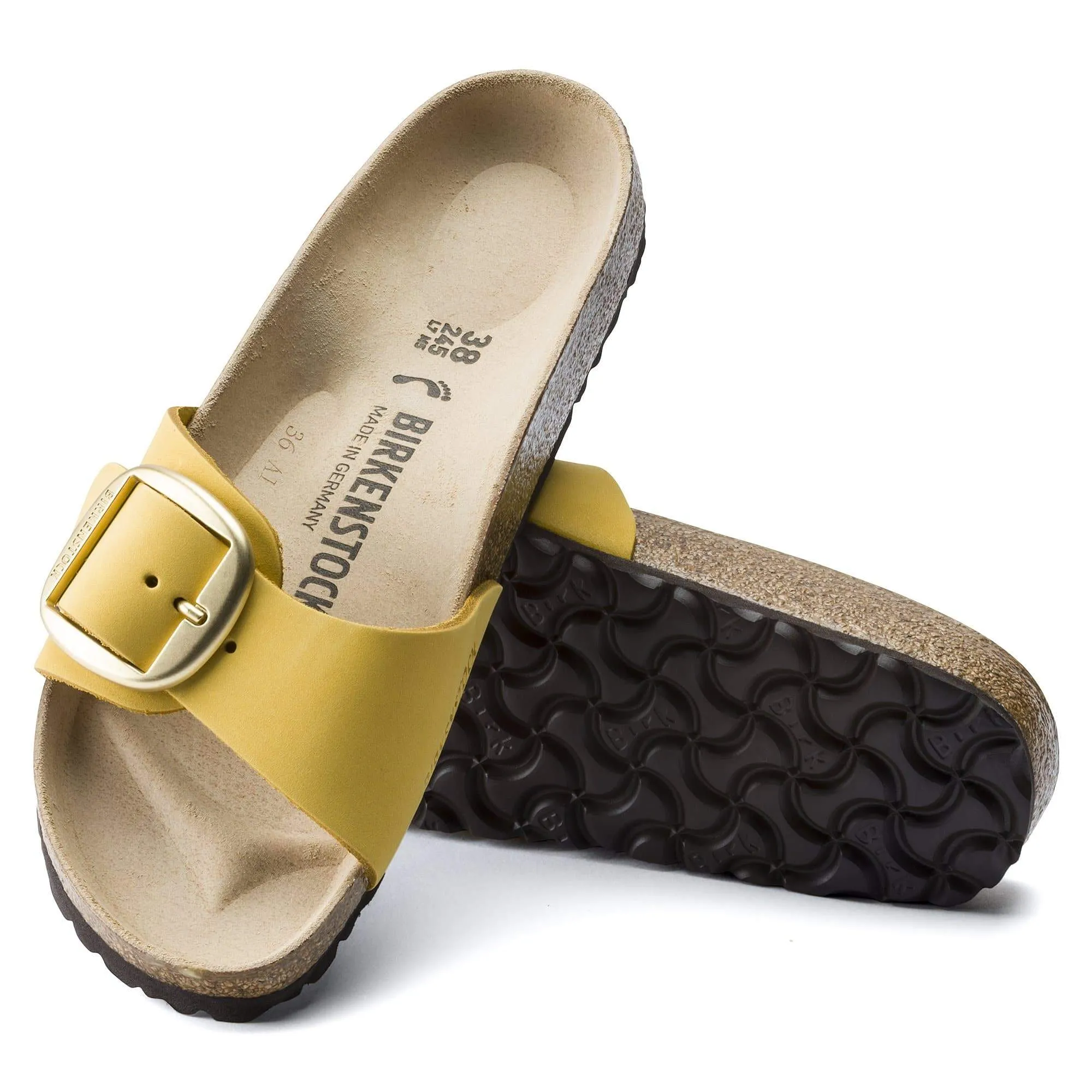 Madrid Big Buckle Nubuck Leather