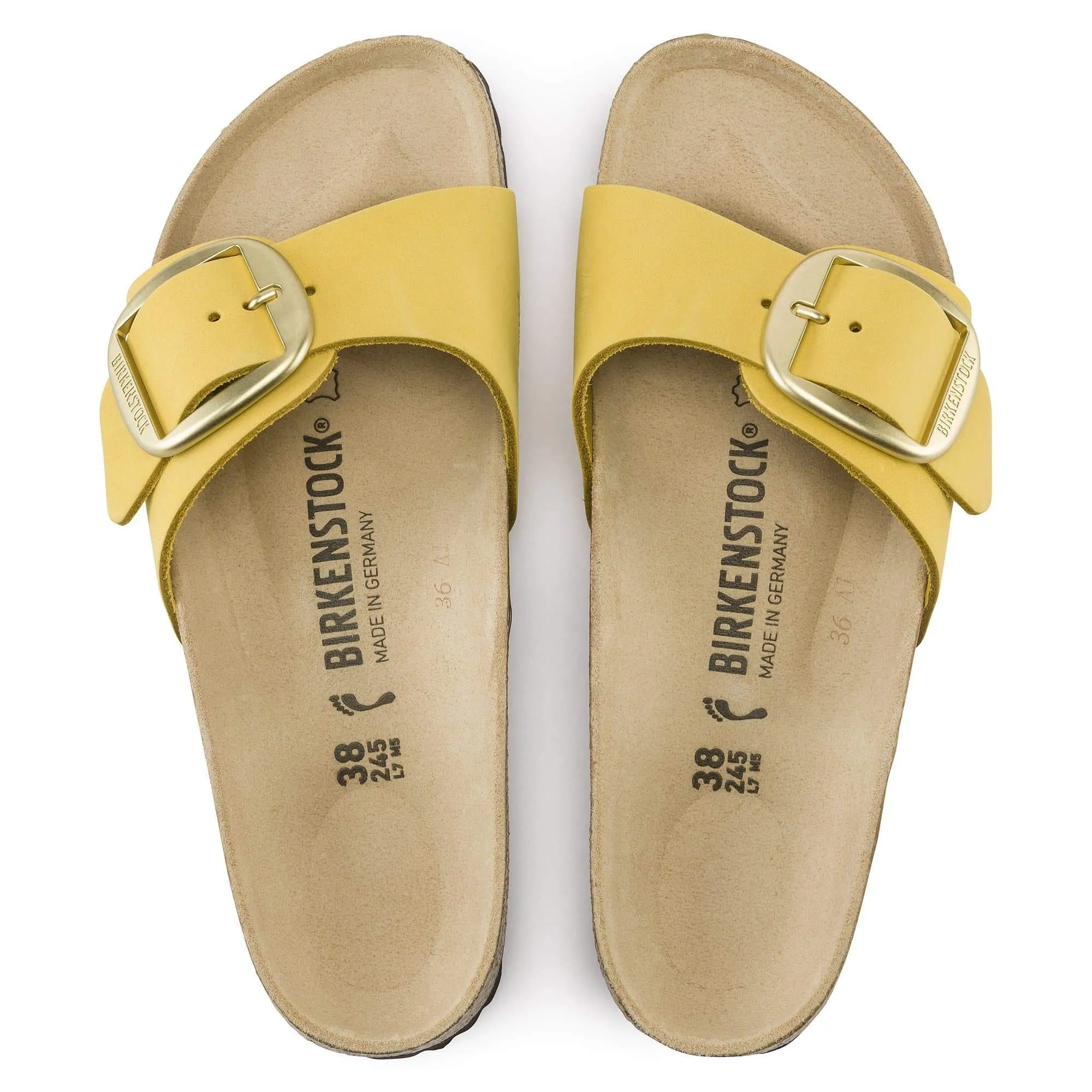 Madrid Big Buckle Nubuck Leather