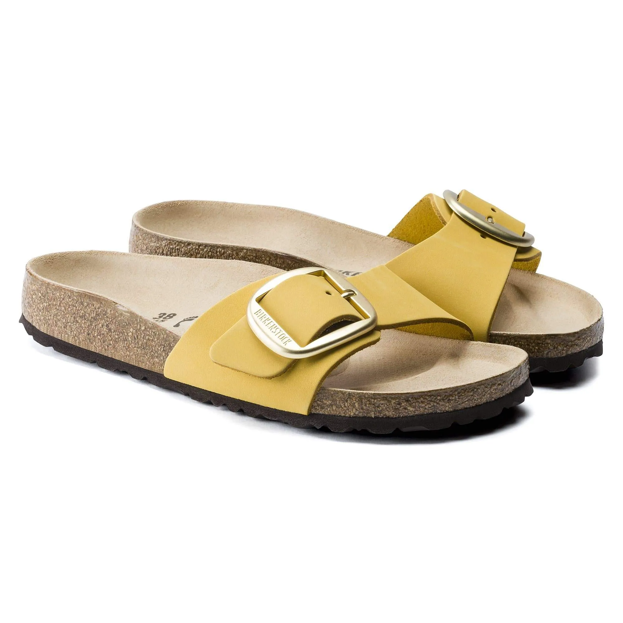 Madrid Big Buckle Nubuck Leather