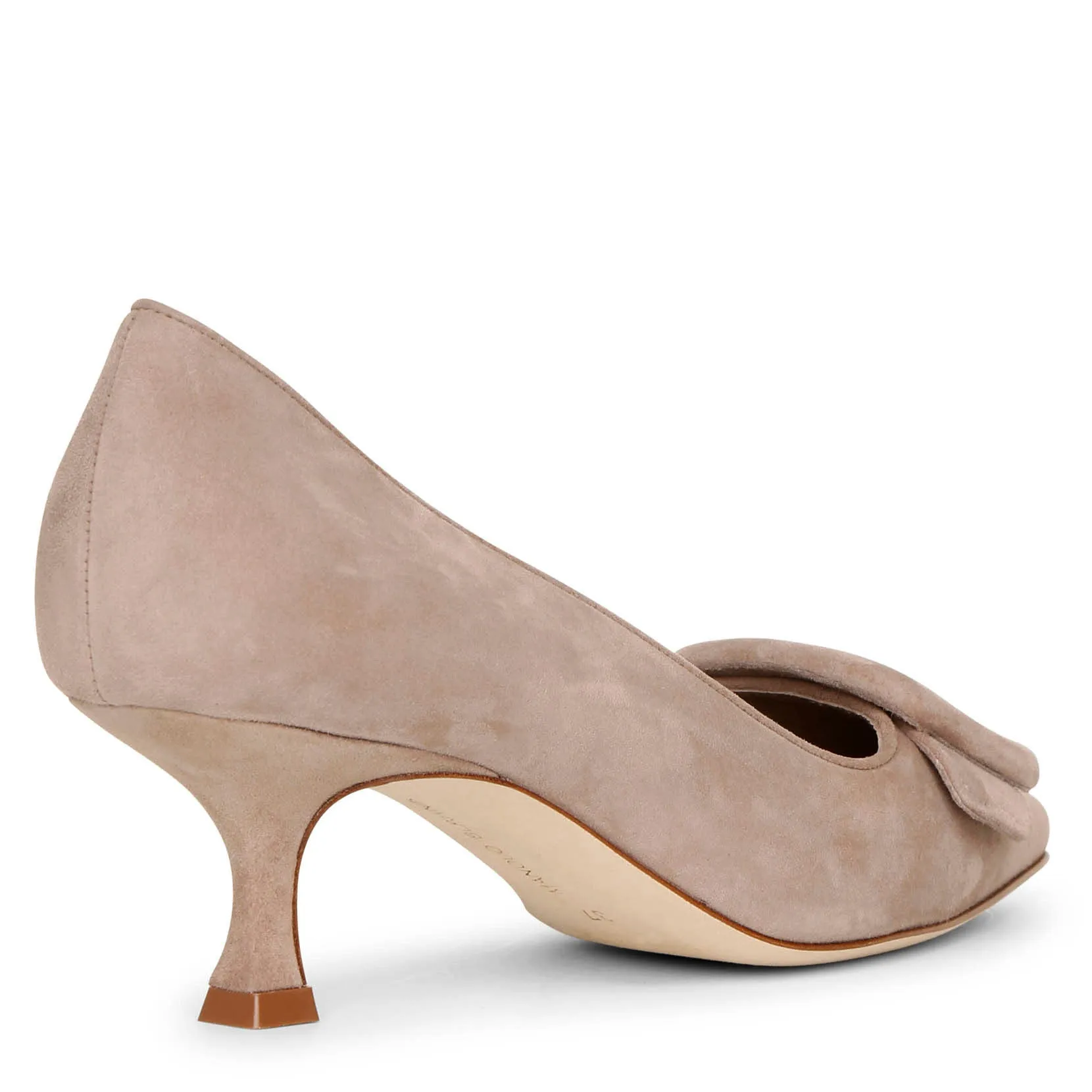 Maysale pump 50 nude suede