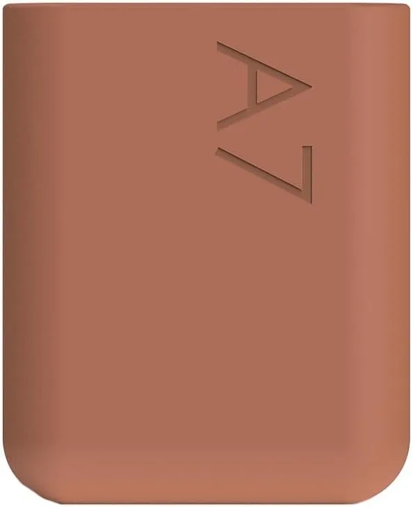 memobottle A7 (Terracotta) Bundle - 6oz (180ml) - Bottle, Silicone Sleeve & lid | Compact Flat Bottle for Bags & Pockets | BPA Free Tritan | Modern & Minimalist | for Gym, Work & Travel