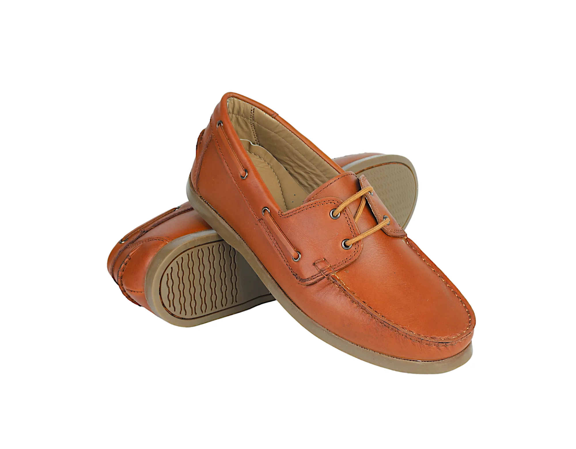 MENS LEATHER BOAT SHOE 993528