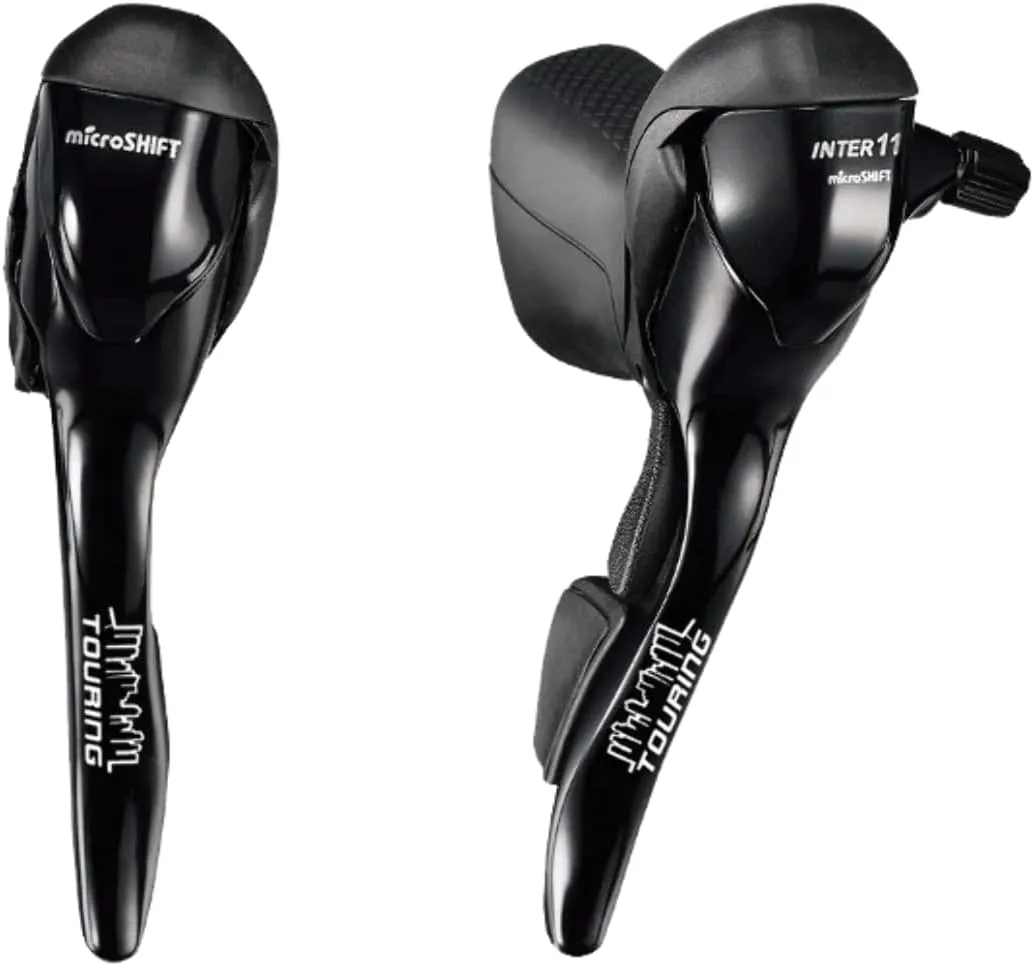 microSHIFT | Internal Gear Drop Bar Shifter Set | Shimano Alfine 11 Compatible